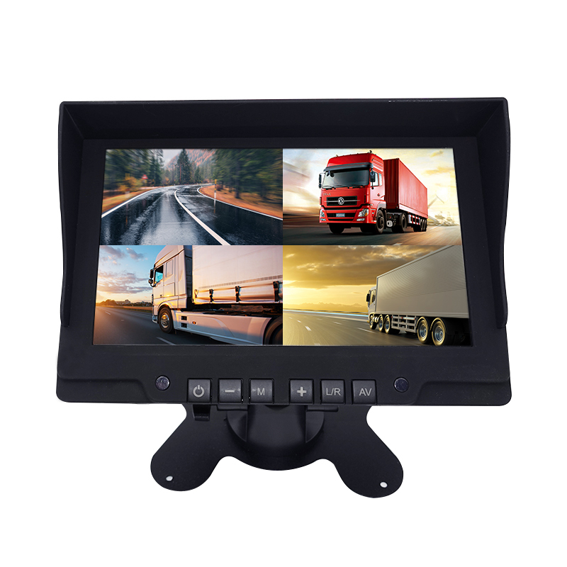 7 inch 1080P 2ch AHD Igwefoto Ntinye vidiyo Digital TFT LCD Rear View Parking Backup Bus T ((4)