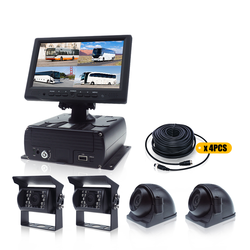 Waterproof 3G 4G Wifi GPS Mobile DVR Reverse Backup Bus Car Rear View Camera Monitor Sys (1)