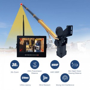 10.1inch Wireless 30X Zoom Crane Camera Monitoring System