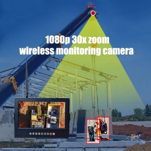 10.1inch Wireless 30X Zoom Crane Camera Monitoring System