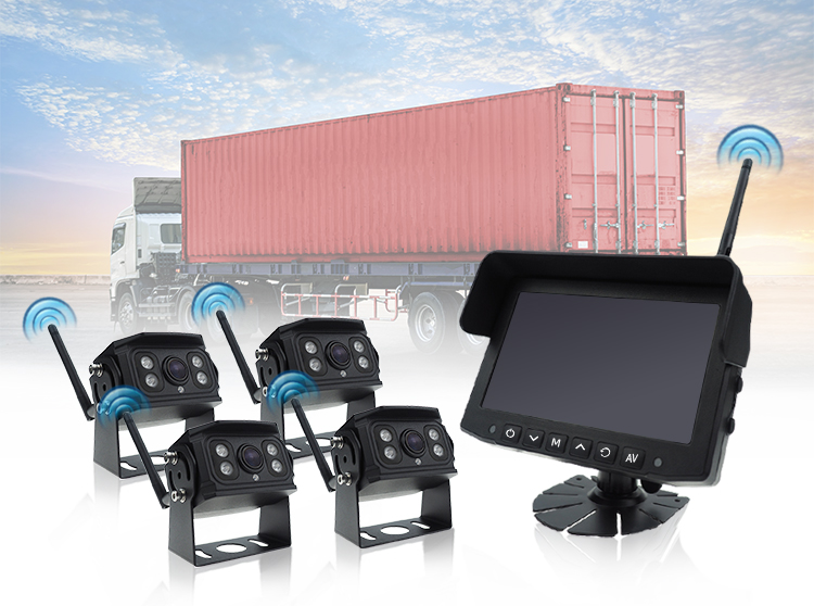 4CH truck wireless rear view system digital wireless vehic (2)