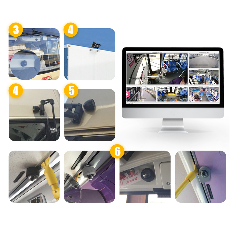 Dump Truck Camera System with 8 channel DVR from skEYEvue