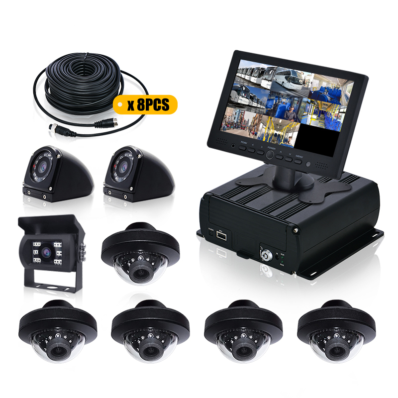 Dump Truck Camera System with 8 channel DVR from skEYEvue