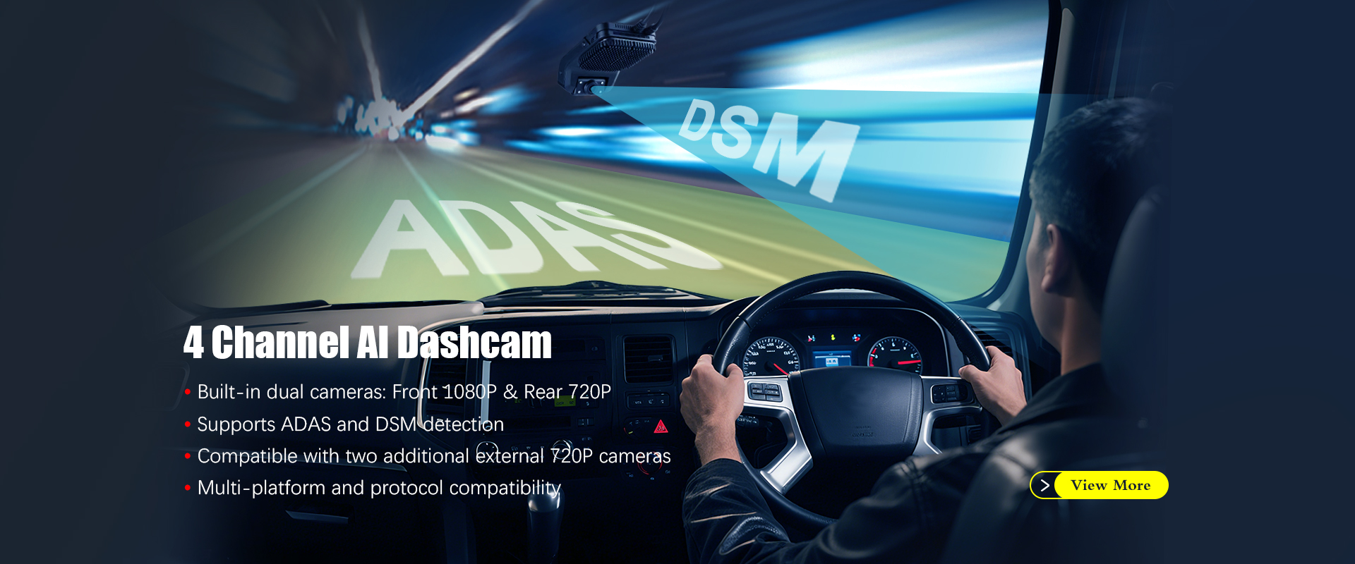 ADAS DSM AI Dashcam
