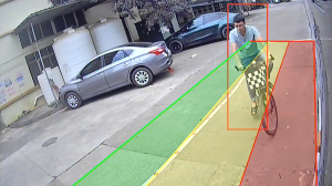 AI BSD Pedestrian & Vehicle Detecting Camera