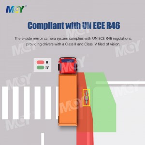 12.3 inch Truck Bus Side Mirror Monitor CMS Blind Spot Detection E-side Mirror Camera