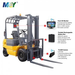7inch Monitor Wireless Reach Truck Fork View Forklift Camera System Laser Positioning