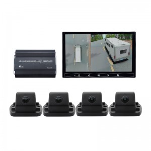 3D 4 Channel Motorhome Arround View Parking Camera