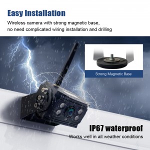 1CH/2CH/3CH/4CH Wireless Reverse Backup AI Camera