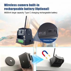 1CH/2CH/3CH/4CH Wireless Reverse Backup AI Camera