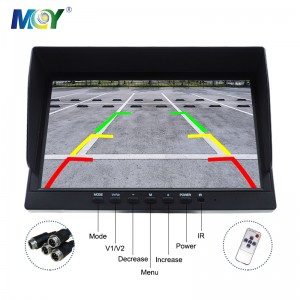  » 4 Channel Rear View Reverse Backup Truck Camera 10.1 inch Monitor