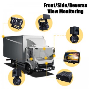  » 4CH Heavy Duty Truck Backup Camera Mobile DVR Monitor