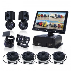  » 4CH Heavy Duty Truck Backup Camera Mobile DVR Monitor