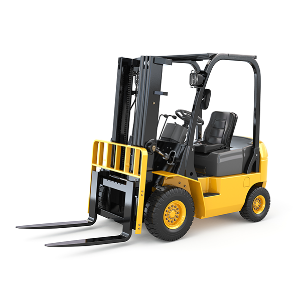 Forklift Camera System with U-Shaped Safety Zone Lights