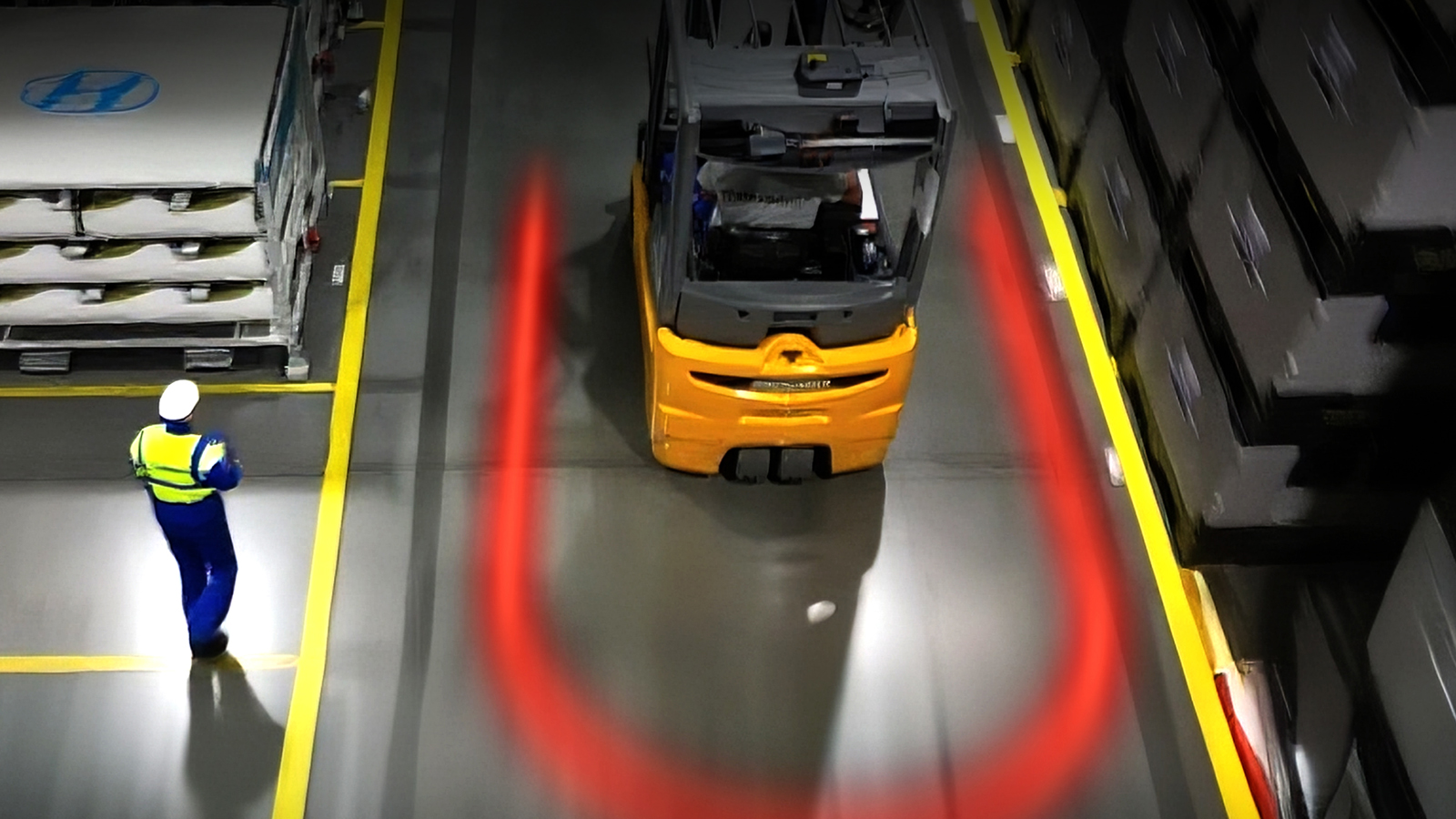 Forklift LED Warning Lights