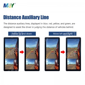  » 12.3 inch Truck Bus Side Mirror Monitor CMS Blind Spot Detection E-side Mirror Camera