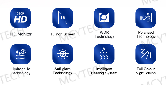 15.0inch e-side mirror