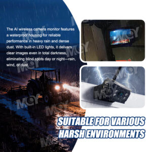 7inch wireless waterproof monitor camera system for agricultural vehicles safety - MCY Technology Limited
