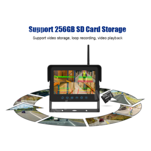 4Ch Bsd Forklift Pedestrian Detection Ai Wireless Camera System With Flashing Safety Zone Led Lights Collision Prevention - MCY Technology Limited