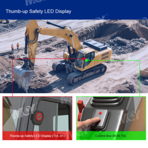 Thumb up LED Display For Construction Vehicles - MCY Technology Limited