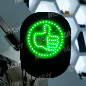 Thumb up LED Light Display AI Smart 4 Channel Camera Monitor for Construction Sites Truck Safety - MCY Technology Limited