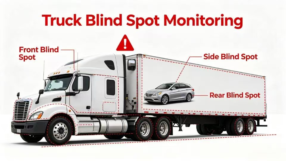 Truck Blind Spot Monitoring: The Complete Guide to Safer Commercial Fleets