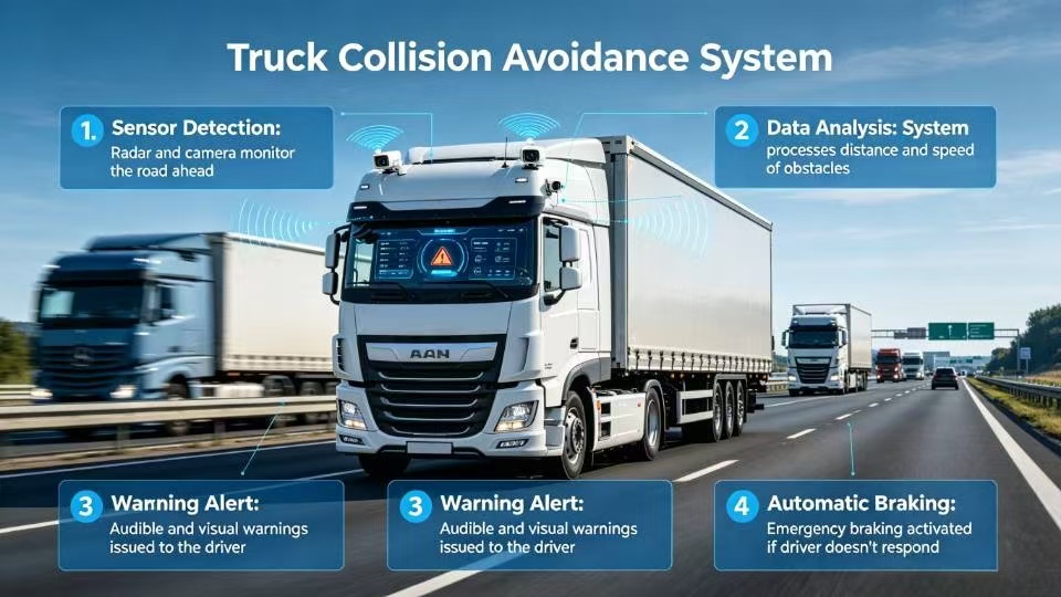Truck Collision Avoidance System: Improve Fleet Safety with AI Technology